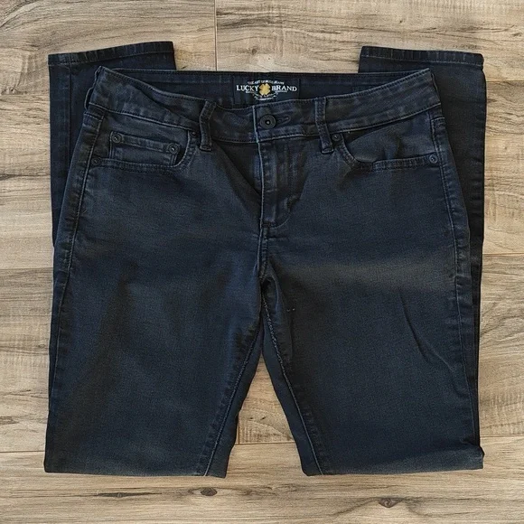 VGUC Lucky Brand black Lolita ankle skinny jeans - Picture 1 of 7